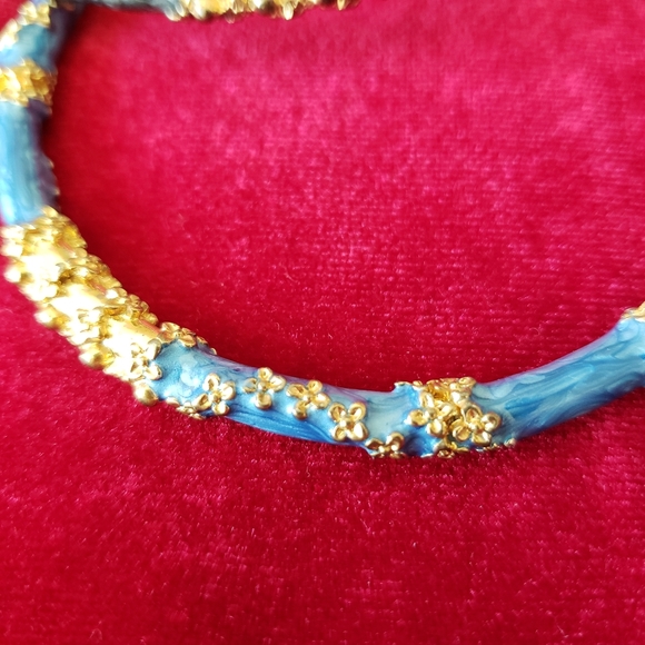 Enamel Gold Bangles - Picture 5 of 6